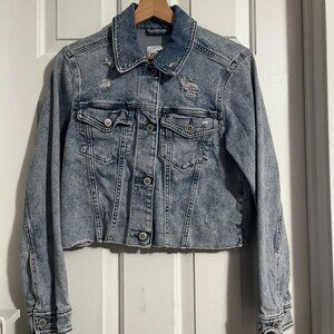 Cropped Hollister Jean Jacket
